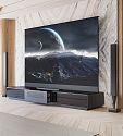 Моторизованная тумба с экраном для ультракороткофокусных лазерных проекторов Intelligent Invisible Cabinet-120 Black