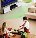Моторизованная тумба с экраном Intelligent Slim Vertical Cabinet LED black