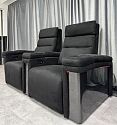 Комплект из 2-x моторизованных кресел 7Seats Lambro GT Carbon (3 подлокотника) Alcantara