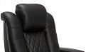 Комплект из 4-х моторизированных кресел-реклайнерв 7Seats Diamond Light Grey (Loveseat center) кожа/пвх