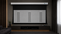 Звукопрозрачный моторизованный экран с системой натяжения Global Screens Intelligent HomeScreen EWC2-110 137*244 Woven 8K