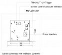 ALR экран встраиваемый в потолок с системой натяжения Global Screens Intelligent HomeScreen ICL2-140EX 174*310 Black Code 4K (extradrop 75 см)