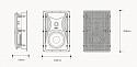 Встраиваемая в стены акустика Starke Sound AV61