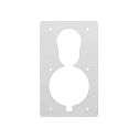 Монтажнй комплект для встраивания в стену акустики Aperion Audio Fons F63S White