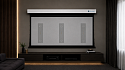Звукопрозрачный моторизованный экран с системой натяжения Global Screens Intelligent HomeScreen EWC2-130 162*288 Woven 4K