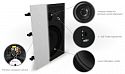 Встраиваемая в стены акустика Aperion Audio Clearus 8W