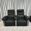 Комплект из 2-x моторизованных кресел 7Seats Lambro GT Carbon (3 подлокотника) Alcantara