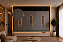 Звукопрозрачный встраиваемый ALR экран с системой натяжения Global Screens Intelligent HomeScreen ICL1-130 162*288 Black Code 4K PerfoSound