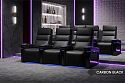 Комплект из 4-x моторизованных кресел 7Seats Lambro GT Carbon (5 подлокотников) Brown Leather