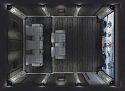 Угловые гибридные акустические диффузоры/поглотители с LED подсветкой Soundbox ARC300W (комплект из 4-х штук)