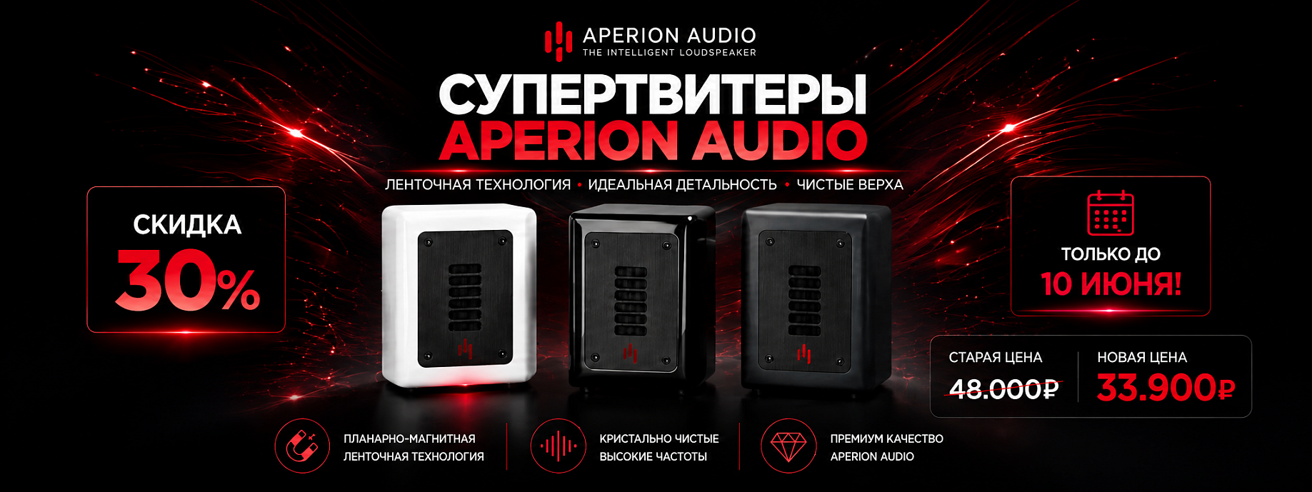 Planar-Magnetic Ribbon Super Tweeter