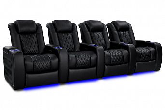 Комплект из 4-х моторизированных кресел-реклайнерв 7Seats Diamond (5 подлокотников) кожа/пвх