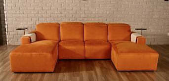 4-х местный диван-реклайнер 7Seats Gravity Sofa Edition (ткань)