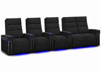Комплект из 5-ти моторизованных кресел 7Seats Lambro GT Carbon (Loveseat right) Alcantara