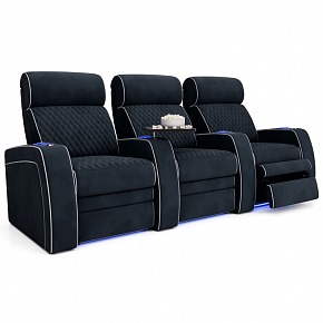 Комплект из 3-x моторизованных кресел 7Seats Bordo (4 подлокотника) ткань