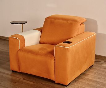 Моторизованное кинотеатральное кресло-реклайнер 7Seats Gravity (ткань)