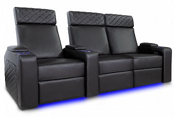 Комплект из 3-х моторизированных кресел-реклайнеров 7Seats Forza (Loveseat Right) кожа/пвх