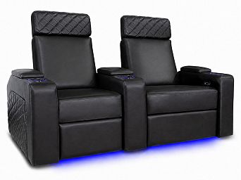 Комплект из 2-х моторизированных кресел-реклайнеров 7Seats Forza Comfort Edition (3 подлокотника) кожа/пвх SALE из шоу-рума