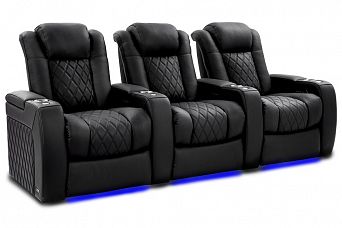 Комплект из 3-x моторизованных кресел 7Seats Diamond (4 подлокотника) 100% кожа