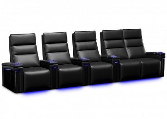 Комплект из 5-ти моторизованных кресел 7Seats Lambro GT Carbon (Loveseat right) Alcantara