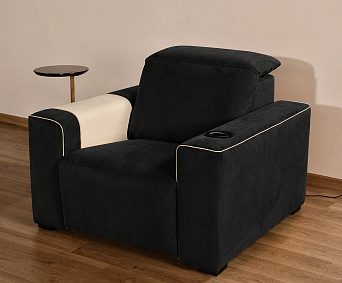 Моторизованное кинотеатральное кресло-реклайнер 7Seats Gravity (ткань)