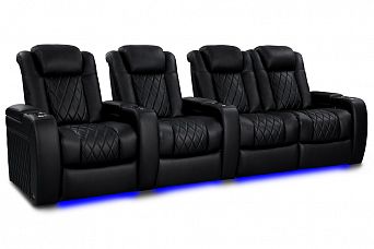 Комплект из 4-х моторизированных кресел-реклайнерв 7Seats Diamond (Loveseat Right) кожа/пвх