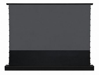 Моторизованный напольный ALR экран Global Screen OFM-100 124*221 Black Code 4K