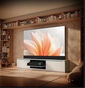 Моторизованная тумба с экраном Intelligent Slim Vertical Cabinet LED black