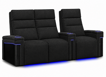 Комплект из 3-x моторизованных кресел 7Seats Lambro GT Carbon (Loveseat left) Alcantara