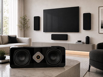 Настенная акустика Aperion Audio Novus Slim N6SC LCR Gloss Black