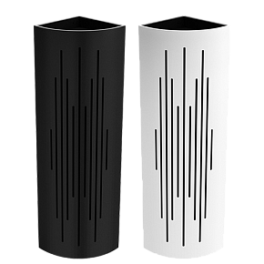 Угловой гибридный акустический диффузор/поглотитель с LED подсветкой Soundbox ARC300W (1800*300*300) black