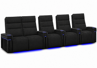 Комплект из 5-ти моторизованных кресел 7Seats Lambro GT Carbon (Loveseat left) Alcantara