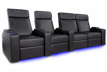 Комплект из 4-х моторизированных кресел-реклайнеров 7Seats Forza (Loveseat Right) кожа/пвх