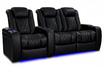 Комплект из 3-x моторизованных кресел 7Seats Diamond (Loveseat Right) кожа/пвх