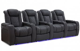 Комплект из 4-х моторизированных кресел-реклайнеров 7Seats Diamond (5 подлокотников) ткань
