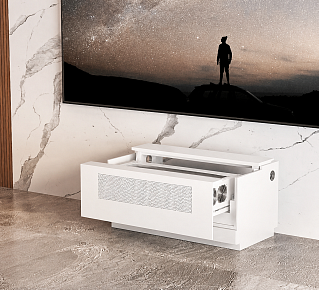 Моторизованная консоль для ультракороткофокусных лазерных проекторов Intelligent DIY Console MKII white (для настенных экранов)