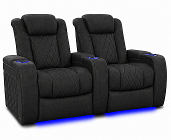 Комплект из 2-x моторизованных кресел 7Seats Diamond (3 подлокотника) Alcantara