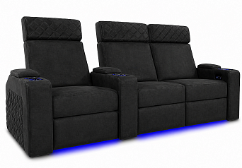 Комплект из 3-х моторизированных кресел-реклайнеров 7Seats Forza (Loveseat Right) Alcantara
