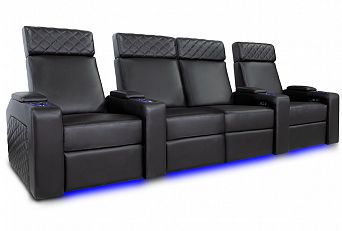 Комплект из 4-х моторизированных кресел-реклайнеров 7Seats Forza (Loveseat Center) кожа/пвх