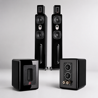 Ленточный супертвитер Aperion Audio MKII Aluminum Ribbon Super Tweeter  Gloss Black (пара)