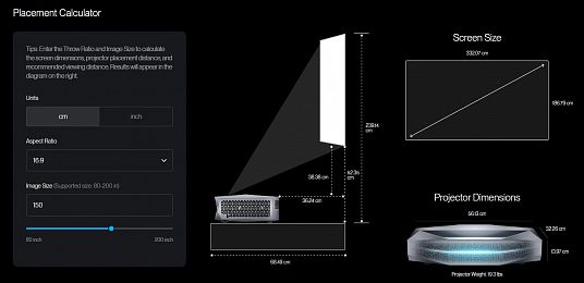 Ультракороткофокусный лазерный 4K 3D проектор AWOL Vision Aetherion Pro