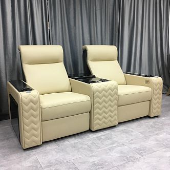 Комплект из 2-х моторизированных кресел-реклайнеров 7Seats GENESIS (3 подлокотника) Ivory SALE из шоу-рума