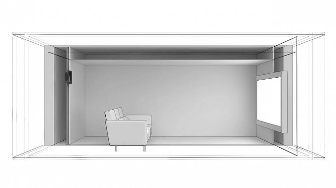 Специальное стекло для проектора Projector Port Hole DT-PHG-2 (Double glazed)