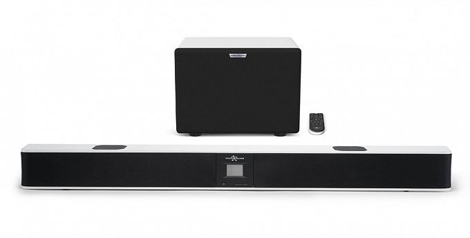 Комплект для караоке EvoSound Bar 2.1 white