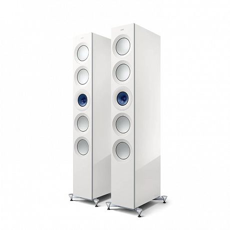 Напольная акустика KEF REFERENCE 5 Meta High-Gloss White/Blue (пара)