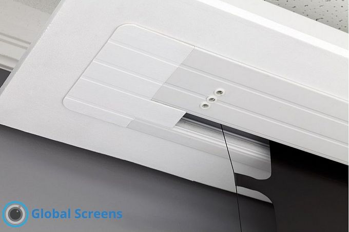 Экран встраиваемый в потолок с системой натяжения Global Screens Intelligent HomeScreen ICL1-110EX 137*244 Pro  Max4K+ (extradrop 100 см)