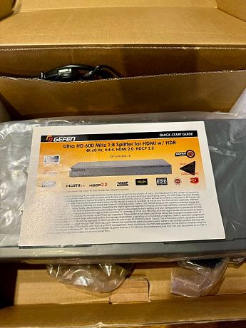 Усилитель-распределитель HDMI Gefen EXT-UHD600-18 1:8 (US)
