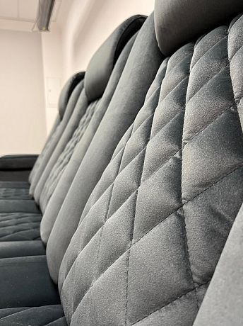 Комплект из 2-x моторизованных кресел 7Seats Diamond Console Base Edition (ткань) SALE из шоу-рума