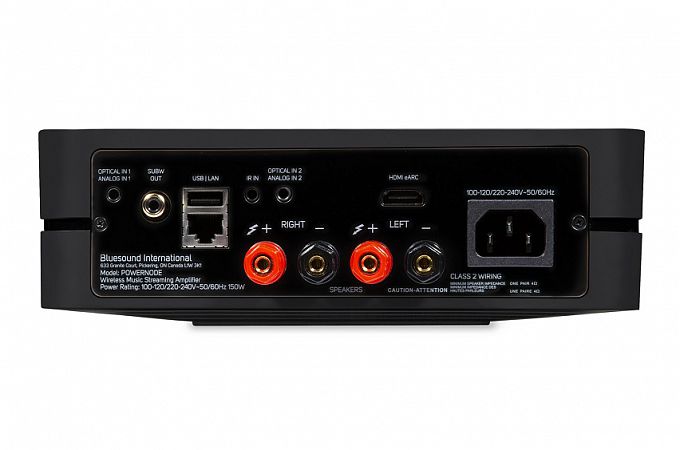 Cетевой стерео усилитель Bluesound POWERNODE N330 black