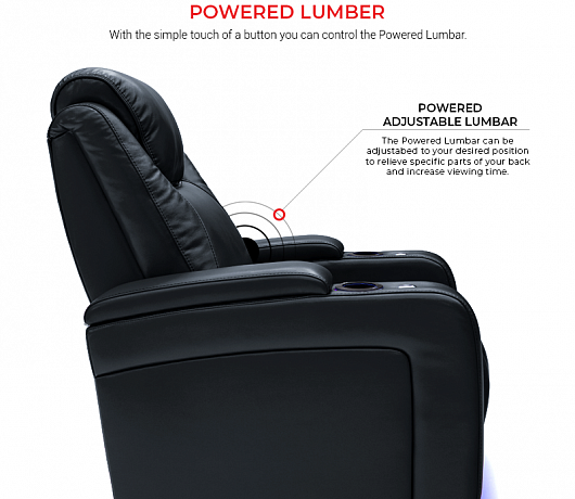 Комплект из 4-х моторизированных кресел-реклайнерв 7Seats Diamond Light Grey (Loveseat center) кожа/пвх